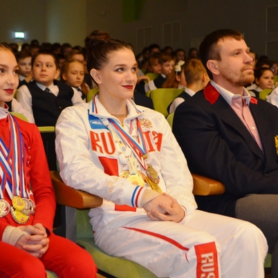 "Урок с чемпионом" в школе №102